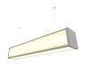 LED pendant linear lamp "N110-2000" 120W U-shaped 4500K gray housing LEDUA