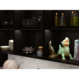 LED linear lamp "N4-1-500" 220V 14.4W 900lm 6000k black (Without switch) LEDUA