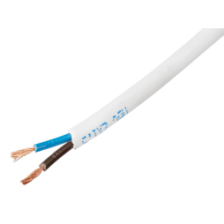 Wire SHVVP 2x1.5 white copper Odesa GOST (100m each)