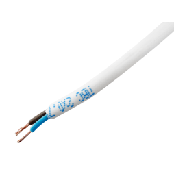 Wire PVS 2x0.75 white copper Odesa GOST (100m each)