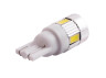 LED car lamp T10-5630-6smd with lens white 24V LEDUA