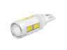 LED car lamp T10-5630-10smd with lens white 24V LEDUA