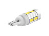 LED car lamp T10-5630-10smd with lens white 24V LEDUA
