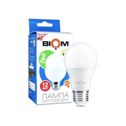 LED lamp A60 12W E27 3000K 175-260V matte VT-511 Biom