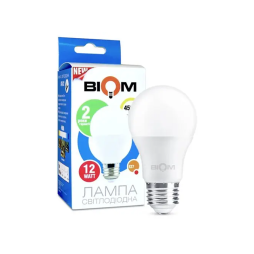 LED lamp A60 12W E27 4500K 175-260V matte VT-512 Biom