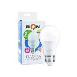 LED lamp A80 20W E27 4500K 175-260V matte VT-520 Biom