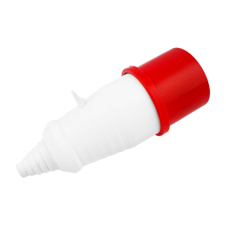 Portable plug (VP) 16A/4p (3p+n) 380-415V IP44 red LEE-014L LM2006 Lemanso