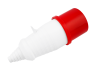 Portable plug (VP) 16A/4p (3p+n) 380-415V IP44 red LEE-014L LM2006 Lemanso