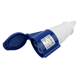 Portable socket (GP) 32A/3p (2p+n) 220-240V IP44 blue LEE-223L LM2019 Lemanso