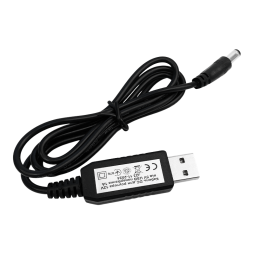 DC cable for router 12V from 5V USB power bank 1A length 1m