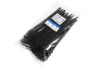 Cable ties with ring 200x5mm black 100pcs LMA2737 Lemanso