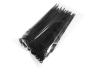 Cable ties with ring 200x5mm black 100pcs LMA2737 Lemanso