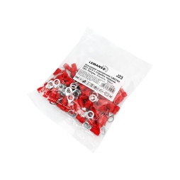 Ring tip RV1.25-5 + t/tube (100pcs) red LM2765 Lemanso