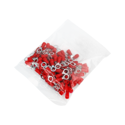 Ring tip RV1.25-5 + t/tube (100pcs) red LM2765 Lemanso