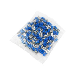 Flat cable terminal FDD-2-250 "female" + t/tube (100pcs) blue LM2759 Lemanso
