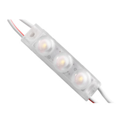 LED modules 2835-3smd 12V IP67 1.06watt with lens white (20pcs per plate) LEDUA