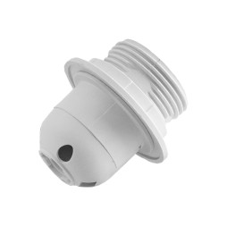 E27 plastic lampholder /thread-ring+locking ring/ white LM2503 Lemanso