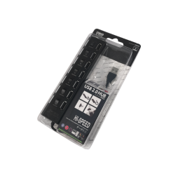 USB HUB with 7 USB 2.0 ports, with switches and backlight, 4-1060, 4-1072, active