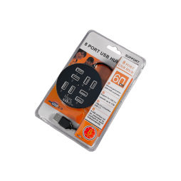 USB HUB with 8 USB 2.0 ports, 4-1080, active