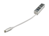 Type-C HUB with 4 USB 2.0/3.0 ports, active