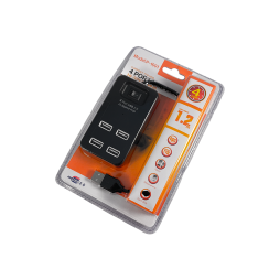 USB HUB to 4 USB 2.0 ports with switch (Model:P-1601), in blister, 4-1033, active