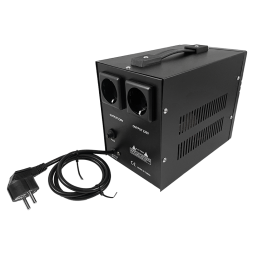 Relay voltage stabilizer single-phase 2000VA 1600W 170-270V black LM40303 warranty 2 years Lemanso