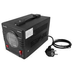 Relay voltage stabilizer single-phase 500VA 400W 170-270V black LM40301 warranty 2 years Lemanso