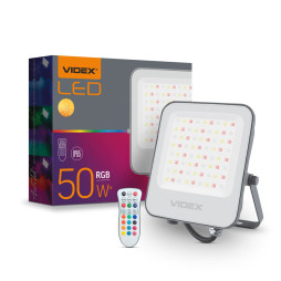 LED floodlight VIDEX 50W RGB 220V (VL-F3-50-RGB)