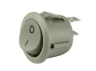 Switch KCD1-101-5;on-off 2pin round gray LEDUA