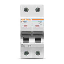 Circuit breaker RS6 2p 40A 6kA C VIDEX RESIST
