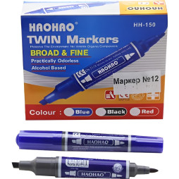 Marker No. 12 double-sided blue 1.0 mm and 5.0 mm