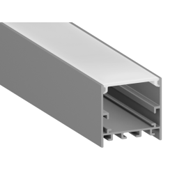 Aluminum profile for LED strip AL-84 2 meters anodized surface mounted, suspended LEDUA