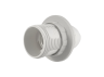 E14 plastic socket/thread-ring+locking ring/white LM2502