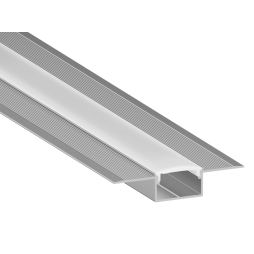 Aluminum profile for LED strip for plasterboard AL-64 3 meters under plaster LEDUA