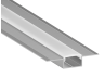 Aluminum profile for LED strip for plasterboard AL-64 3 meters under plaster LEDUA