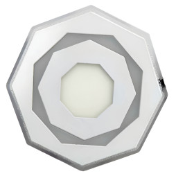 LED panel 3 colors Lemanso 3+3W 350Lm 6500K 175-265V / LM1021 circle white(6500K)/white(4500K)/pink