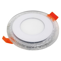 LED panel Lemanso "Bubbles" 3+3W with red backlight 350Lm 4500K 175-265V / LM906 circle