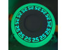LED panel Lemanso "Greek" 3+3W with green backlight 350Lm 4500K 175-265V / LM533 circle