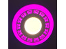LED panel Lemanso "Greek" 6+3W with pink backlight 540Lm 4500K 175-265V / LM555 circle