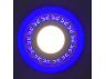 LED panel Lemanso "Greek" 6+3W with blue backlight 540Lm 4500K 175-265V / LM555 circle