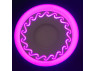 LED panel Lemanso "Curly" 3+3W with pink backlight 350Lm 4500K 175-265V / LM534 circle