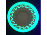 LED panel Lemanso "Curly" 6+3W with green backlight 540Lm 4500K 175-265V / LM539 circle