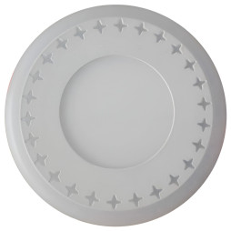 LED panel Lemanso "Stars" 12+6W with green backlight 1080Lm 4500K 175-265V / LM545 circle