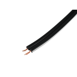 Acoustic wire BSP 2x0.22 black aluminum copper (packing 100m) 7-0341A