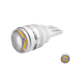 LED car lamp T10-2835-3smd with lens white 12V LEDUA