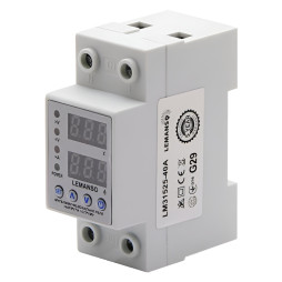 Multifunctional voltage and current relay Lemanso LM31525-40A "Shield" warranty 5 years