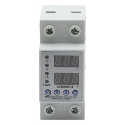 Multifunctional voltage and current relay Lemanso LM31525-63A "Shield" warranty 5 years