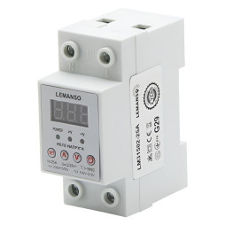 Voltage relay Lemanso LM31502-25A "Shield" warranty 2 years