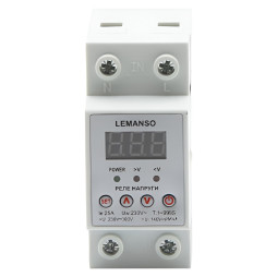 Voltage relay Lemanso LM31502-32A "Shield" warranty 2 years