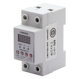 Voltage relay Lemanso LM31502-40A "Shield" warranty 2 years